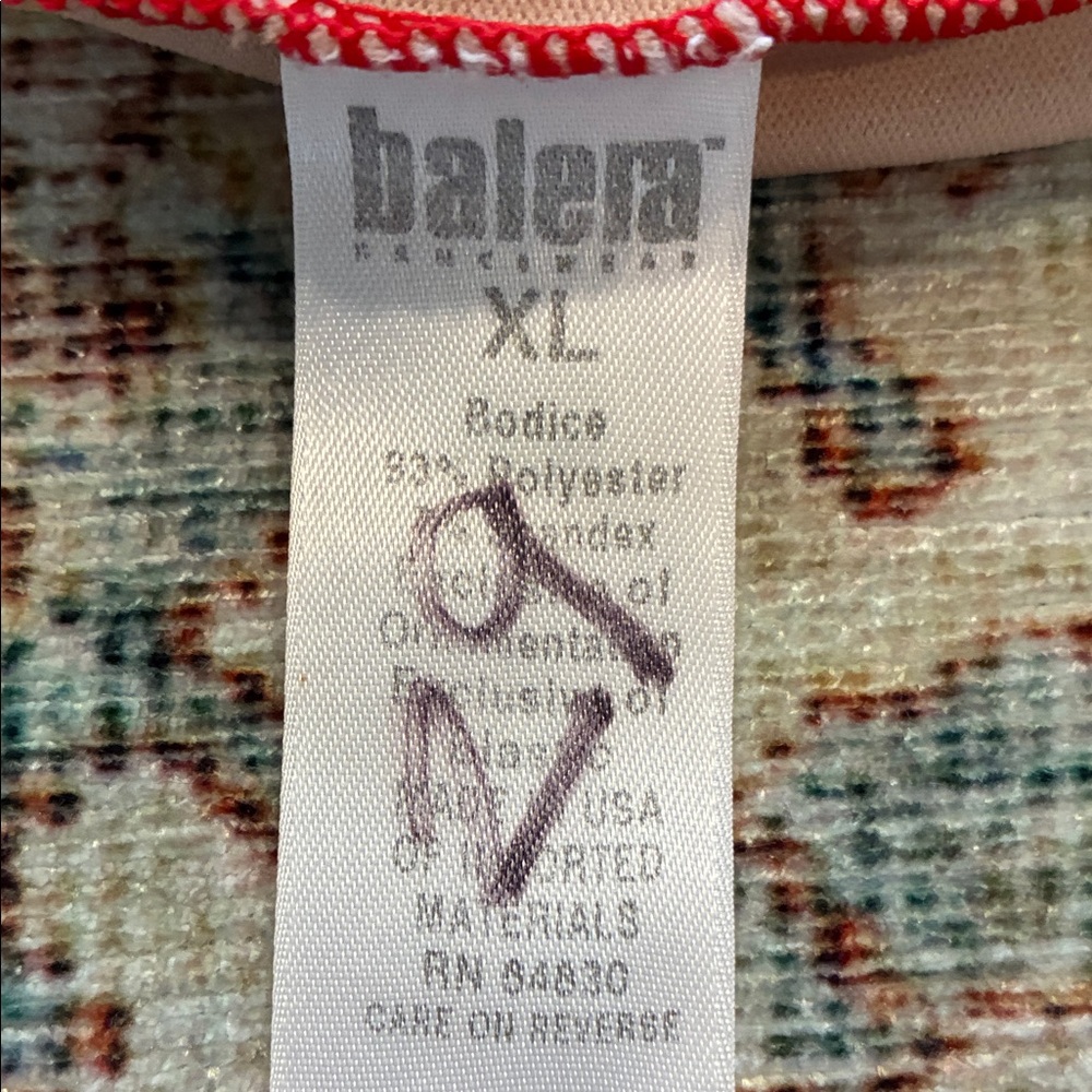 Balera Red sequin Dance top size XL - Picture 2 of 7